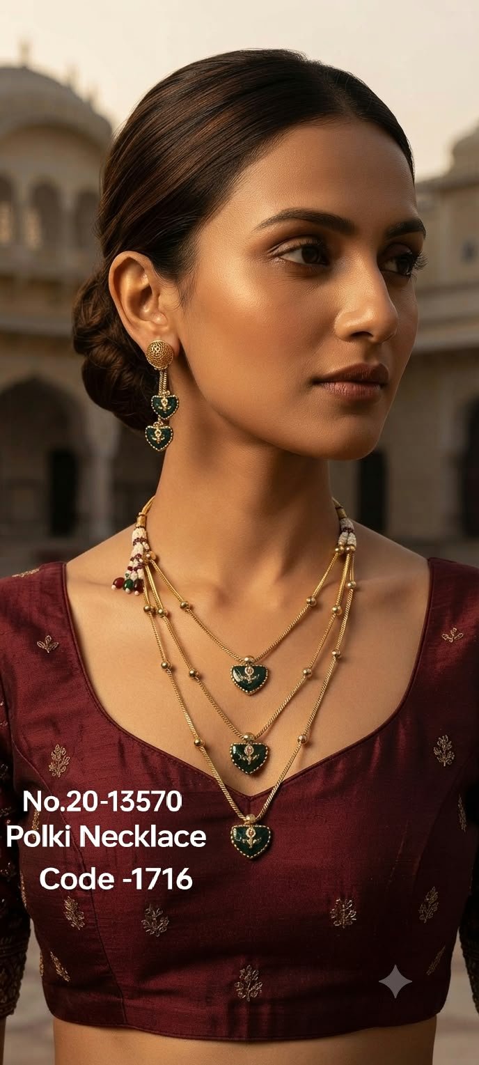 Polki Necklace Set