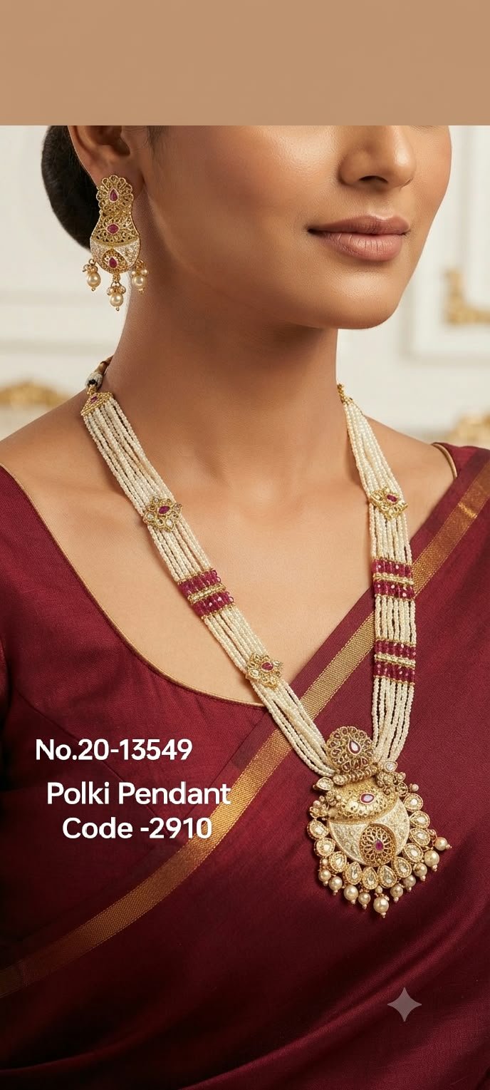 Kundan Polki Pendant