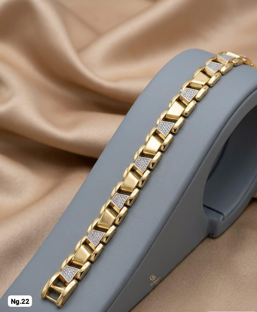 Herringbone Gold Bracelet