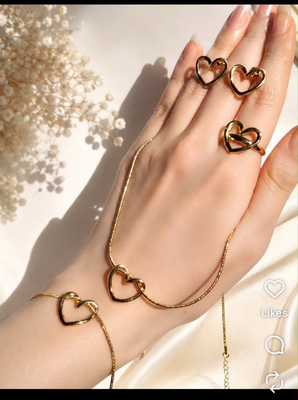 Pendant, Earrings, Bracelet & Ring