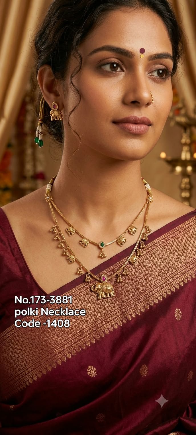 Royal Heritage Polki Pendant Set