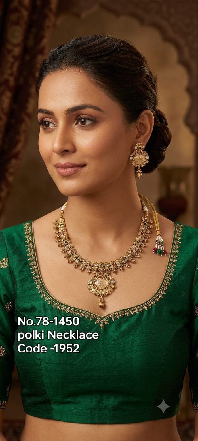 Noor Royal POlki Pendant Necklace