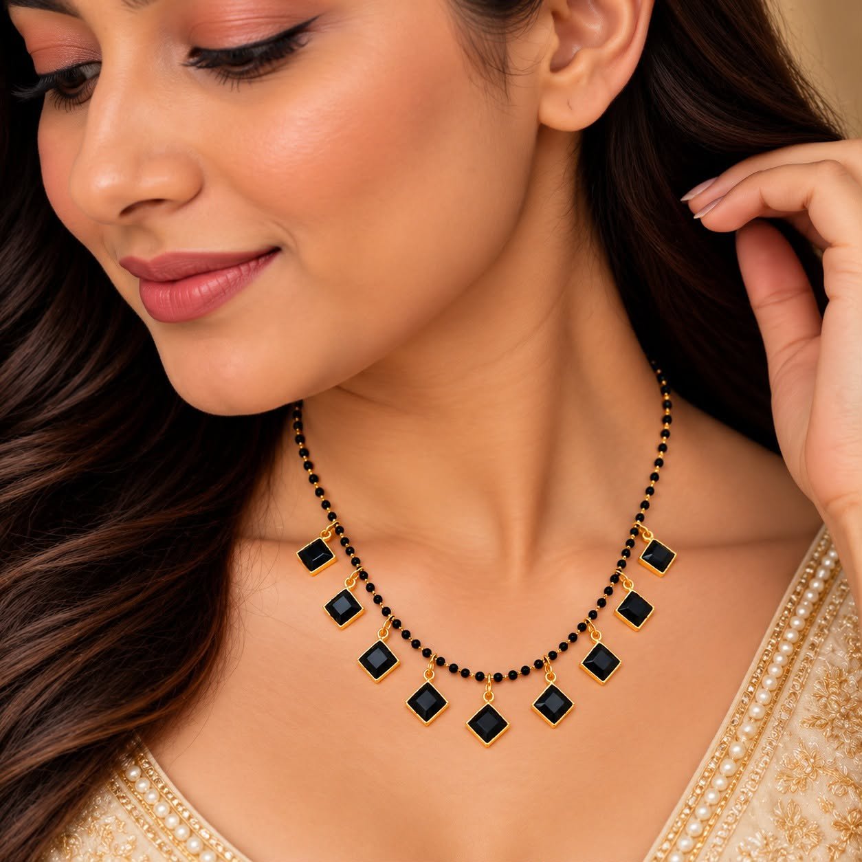 Black Bead Mangalsutra