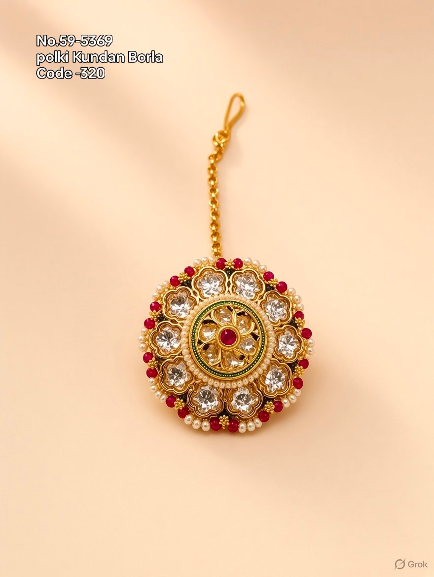 Polki Kundan Borla