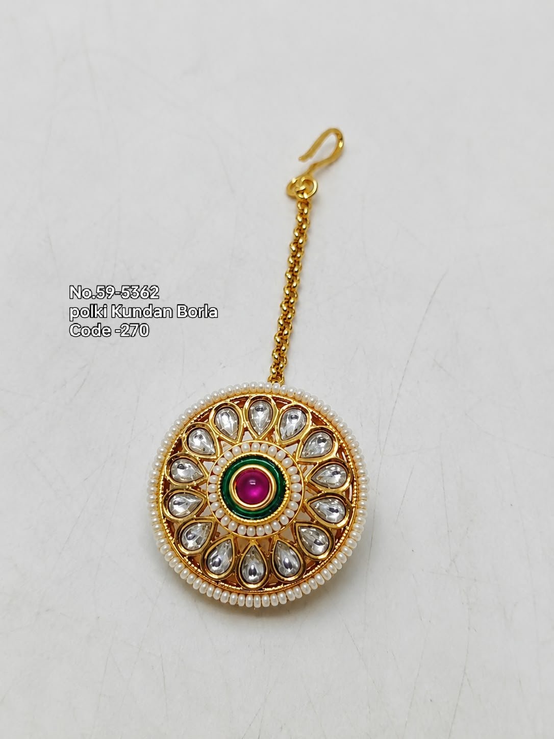 Polki Kundan Borla