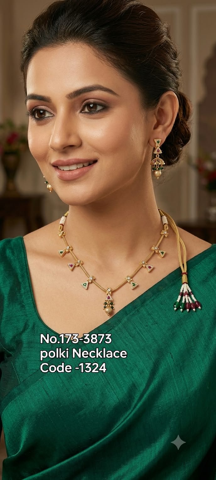 Classic Polki Chain Necklace