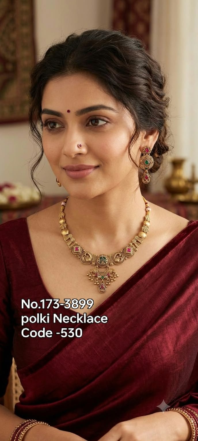 Rajwada Polki Necklace