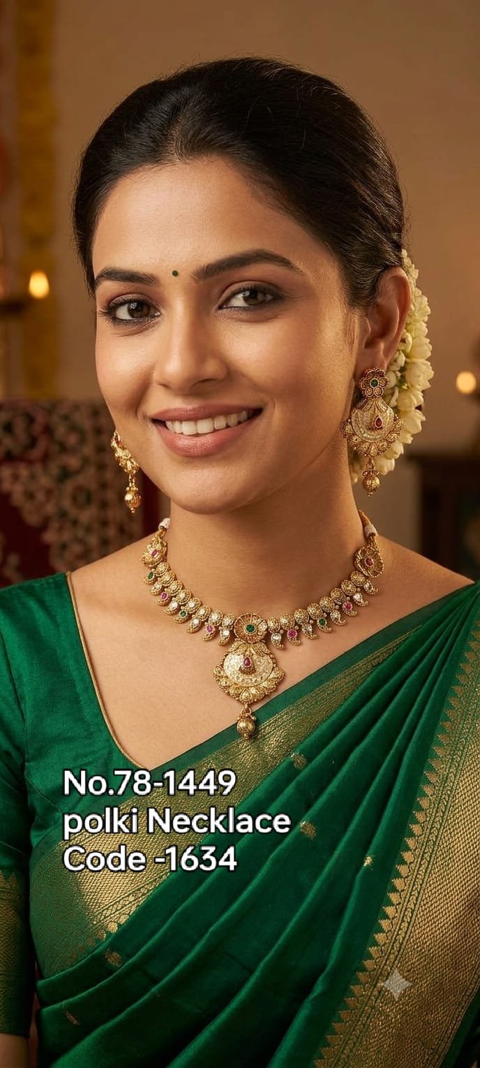 Signature Polki Necklace view 2