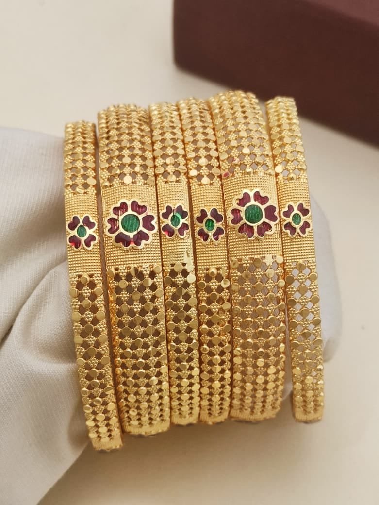 Golden Designer Bangles