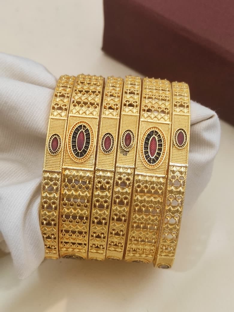 Traditional Golden Bangles